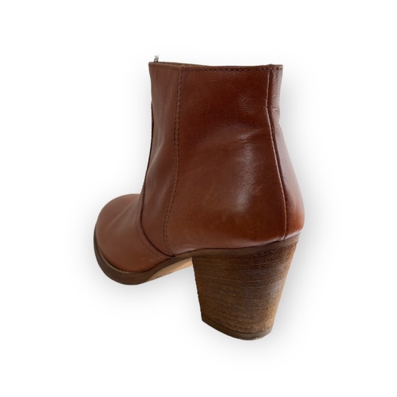 Madewell Leather Winston Ankle Booties Size 7.5 - Picture 6 of 9